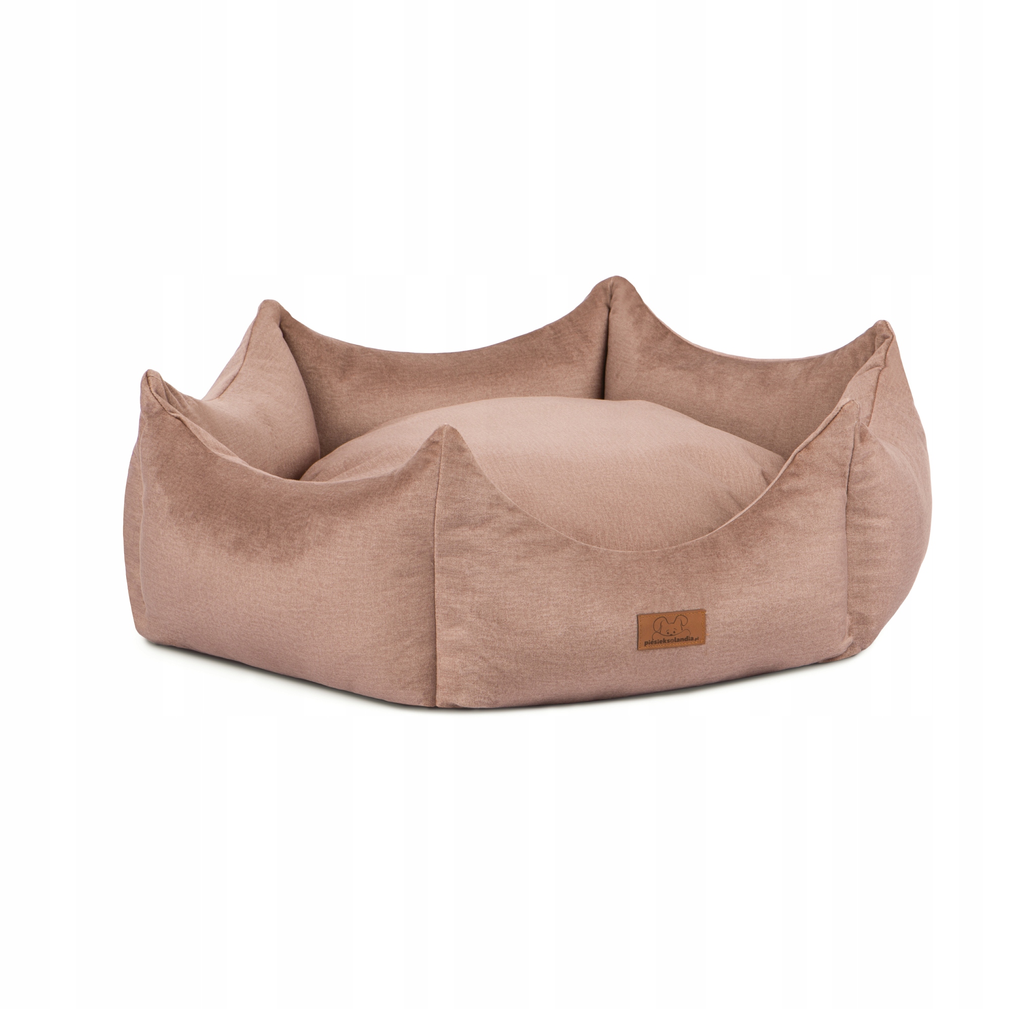 Levně pelíšek Pro Psa Potah Velvet 75x38 Hnědý