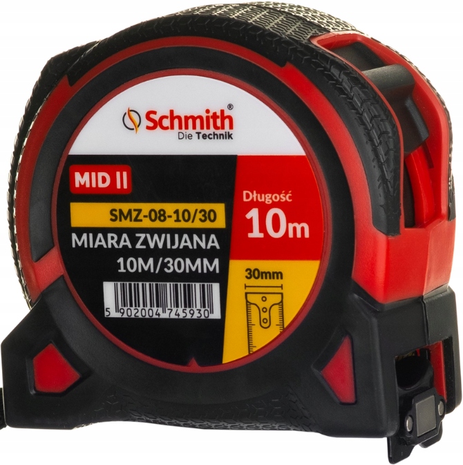 

Schmith Miara Metrówka Miarka Zwijana 10m x 30mm