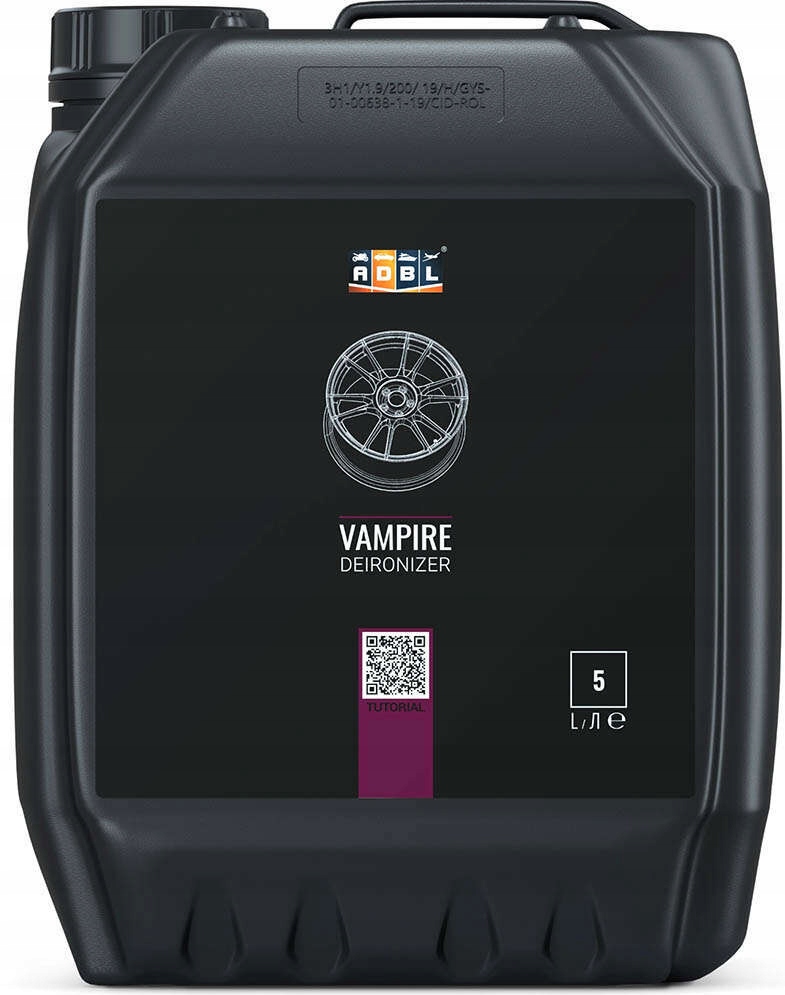 ADBL Vampire 5L żelowy deironizer do felg, krwawi