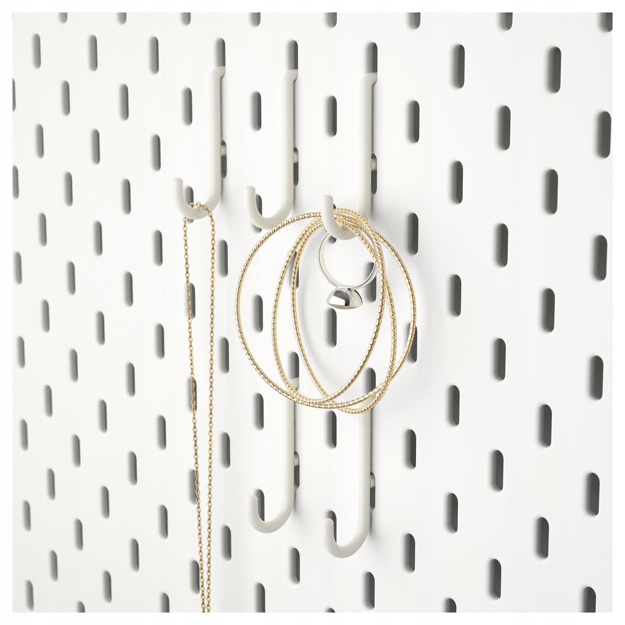 IKEA SKADIS Haczyk, biały 5szt Marka IKEA