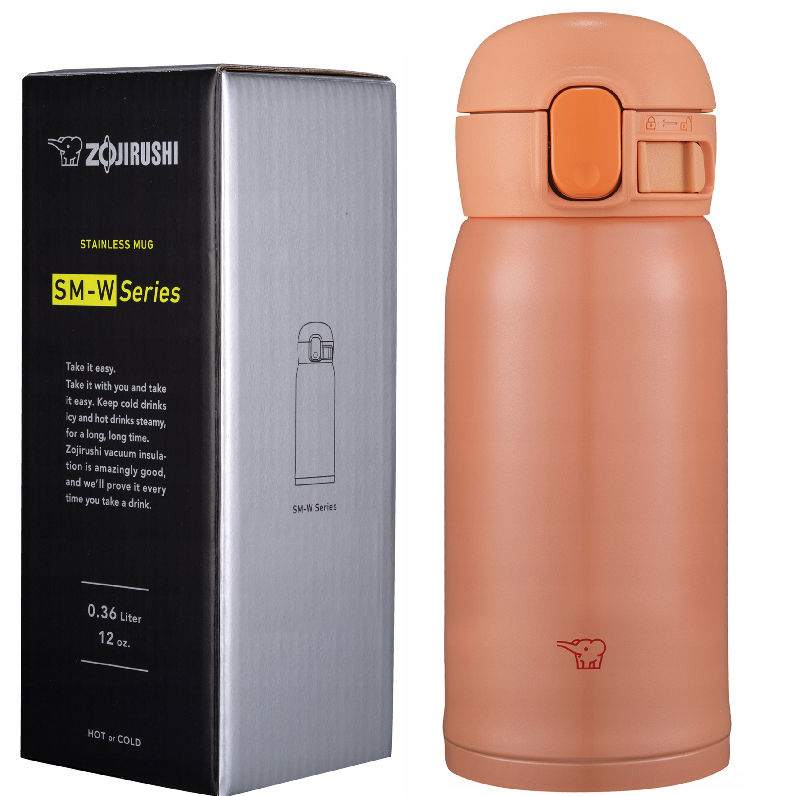 Termohrnek pro dítě do školy práce Zojirushi SM-WR36E-DP 360 Ml