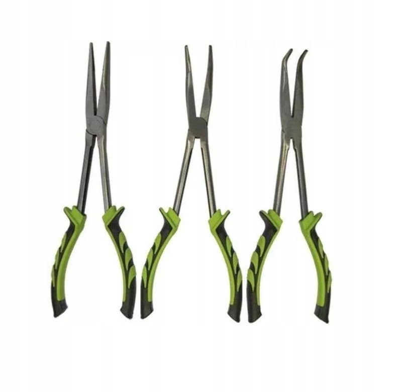 Zestaw długich szczypiec, 3 szt. JBM