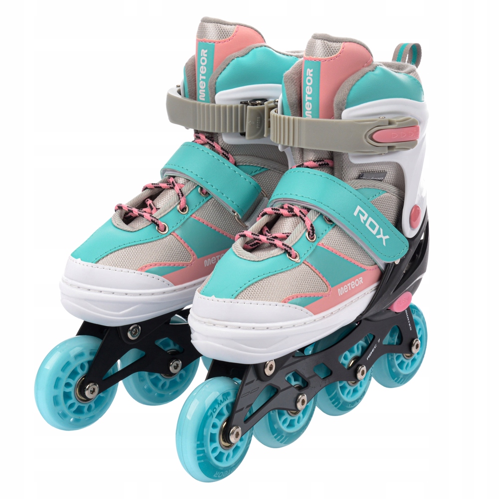 Łyżworolki Regulowane Rolki Rekreacyjne Dla Dziewczynki Meteor 34-37