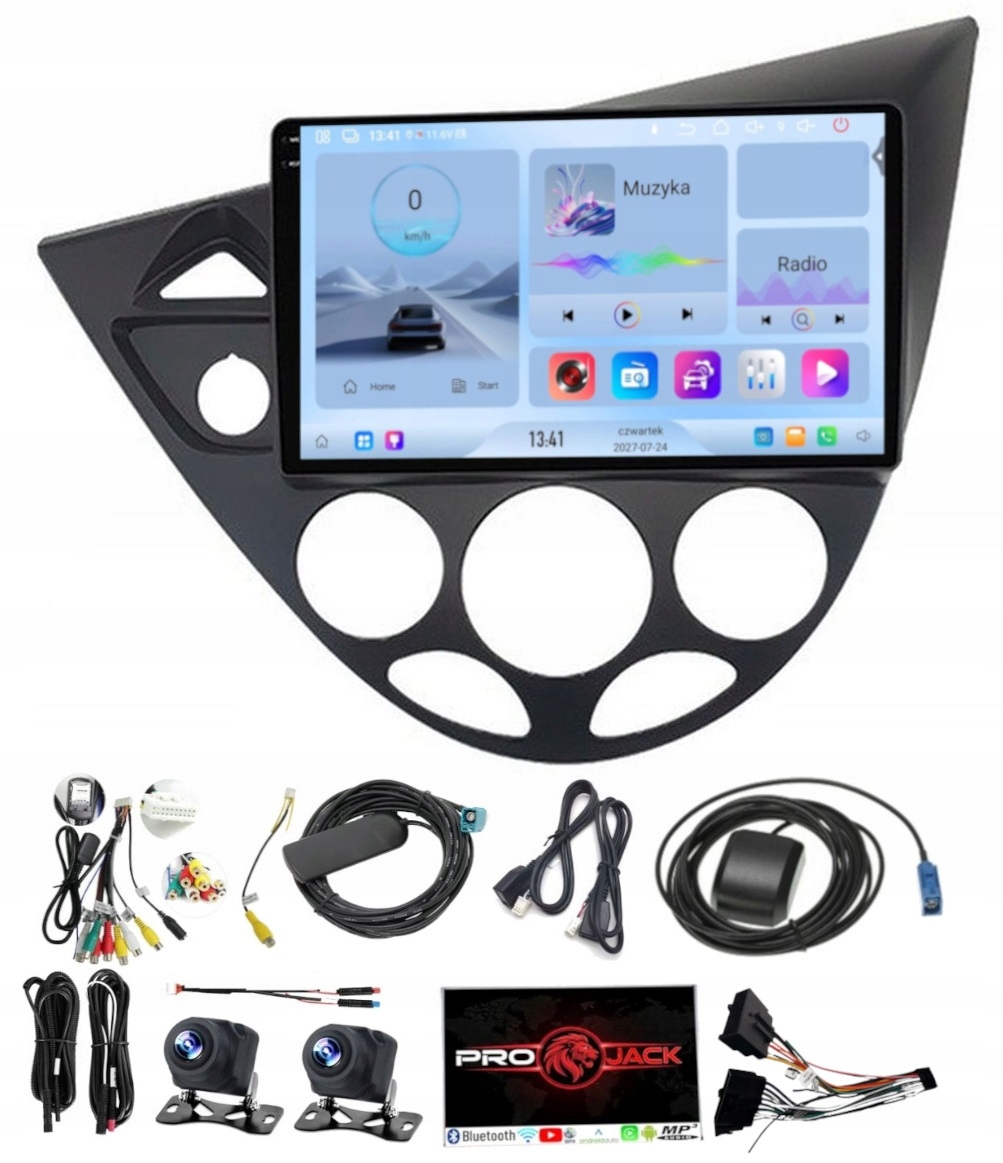 Rádio Navigácia Carplay Android Ford Focus 1999-2005 4GB 64GB Sim