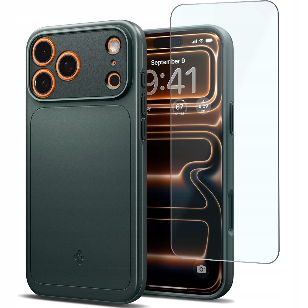 Etui Spigen Thin Fit Mag do iPhone 17 Pro Max, do MagSafe, smukłe szkło