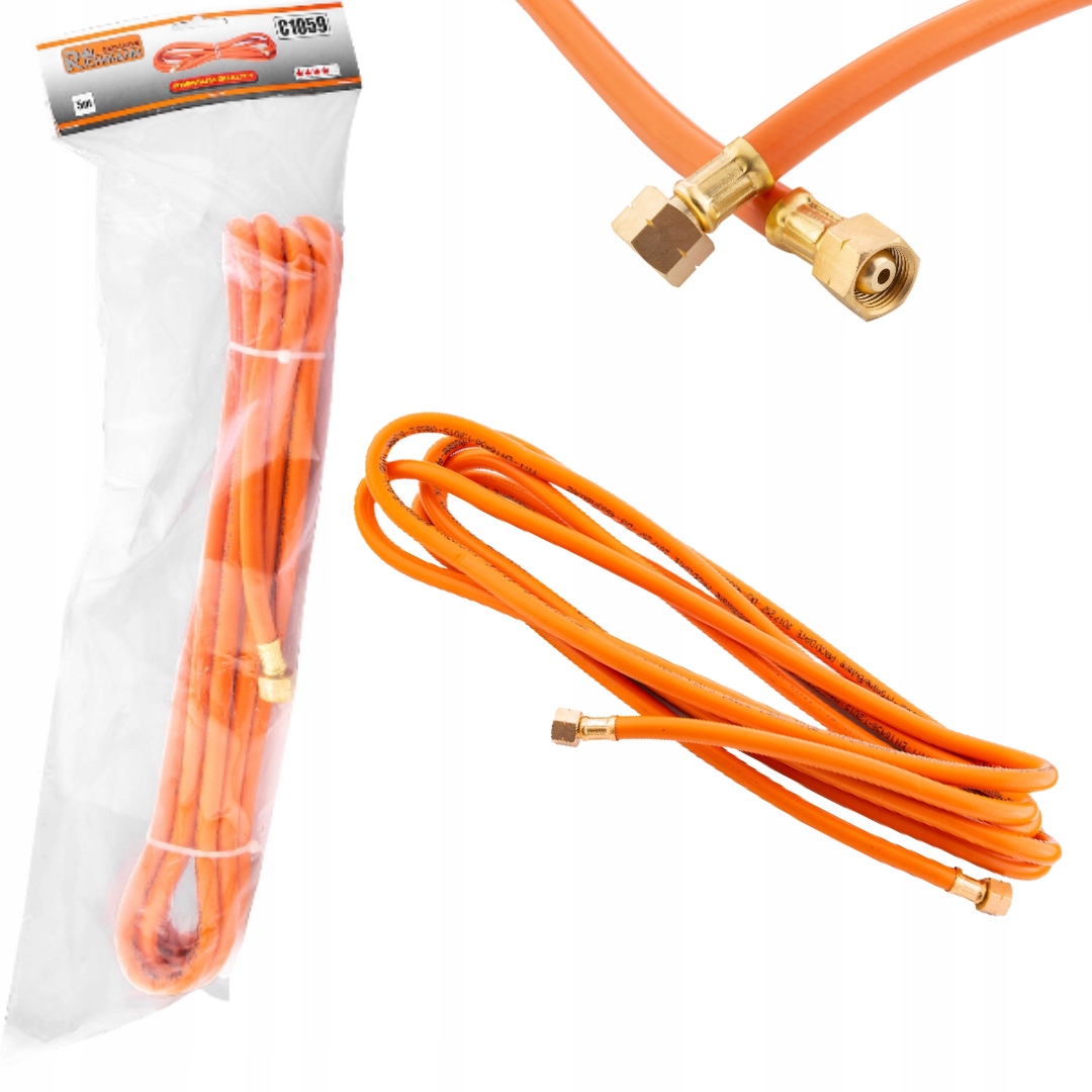 WĄŻ PRZEWÓD DO GAZU PALNIKA GAZOWEGO MOCNY DŁUGOŚC 5 METRÓW RICHMANN C1059