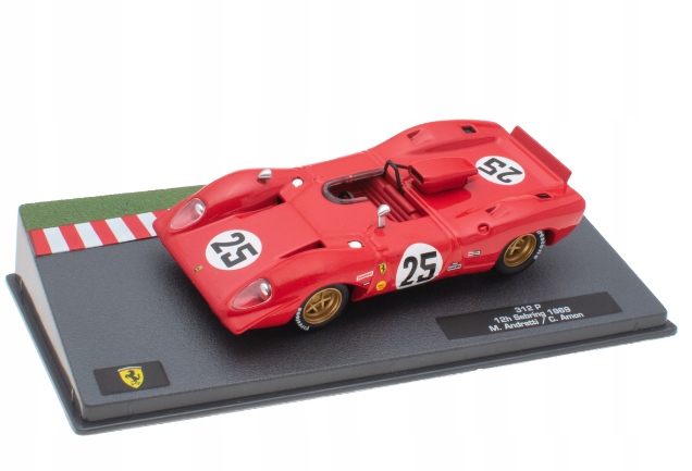 Ferrari 312 P 12h Sebring 1969 M. Andretti Amon