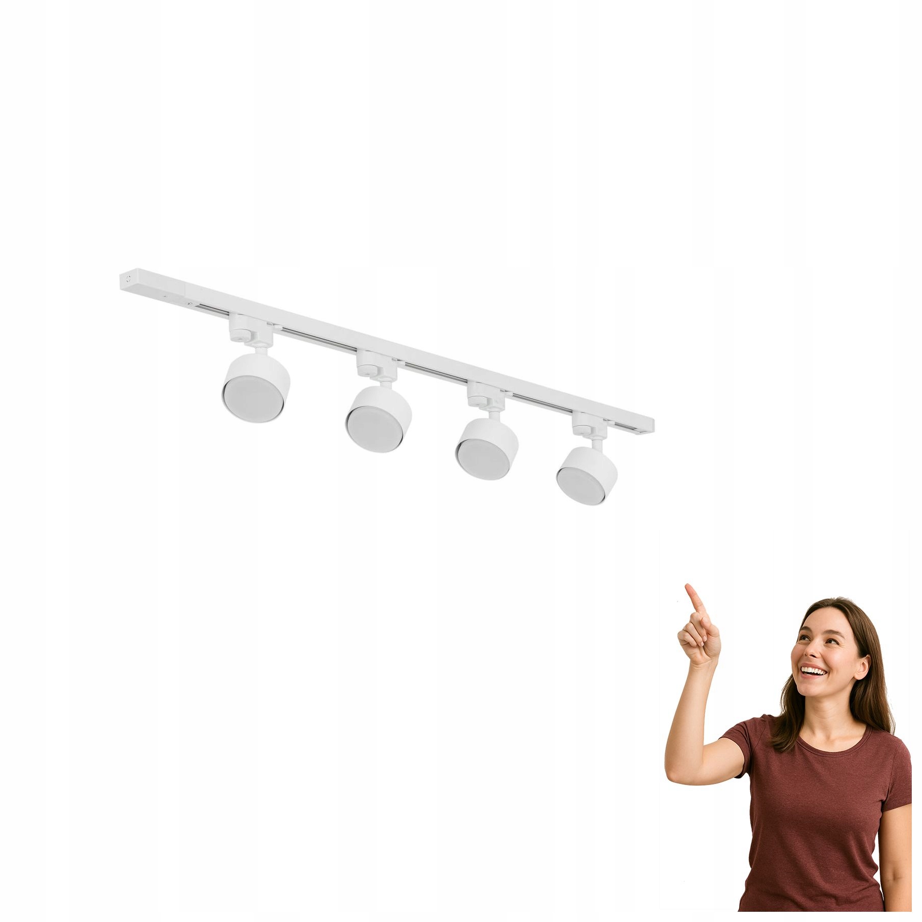 Jednofázový set s reflektormi Tracer Set White 70 10509 Tk Lighting