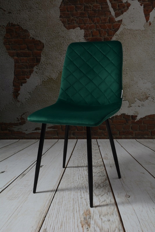 Krzesło Dankor Design Vita welur zieleń butelkowa Marka Dankor Design