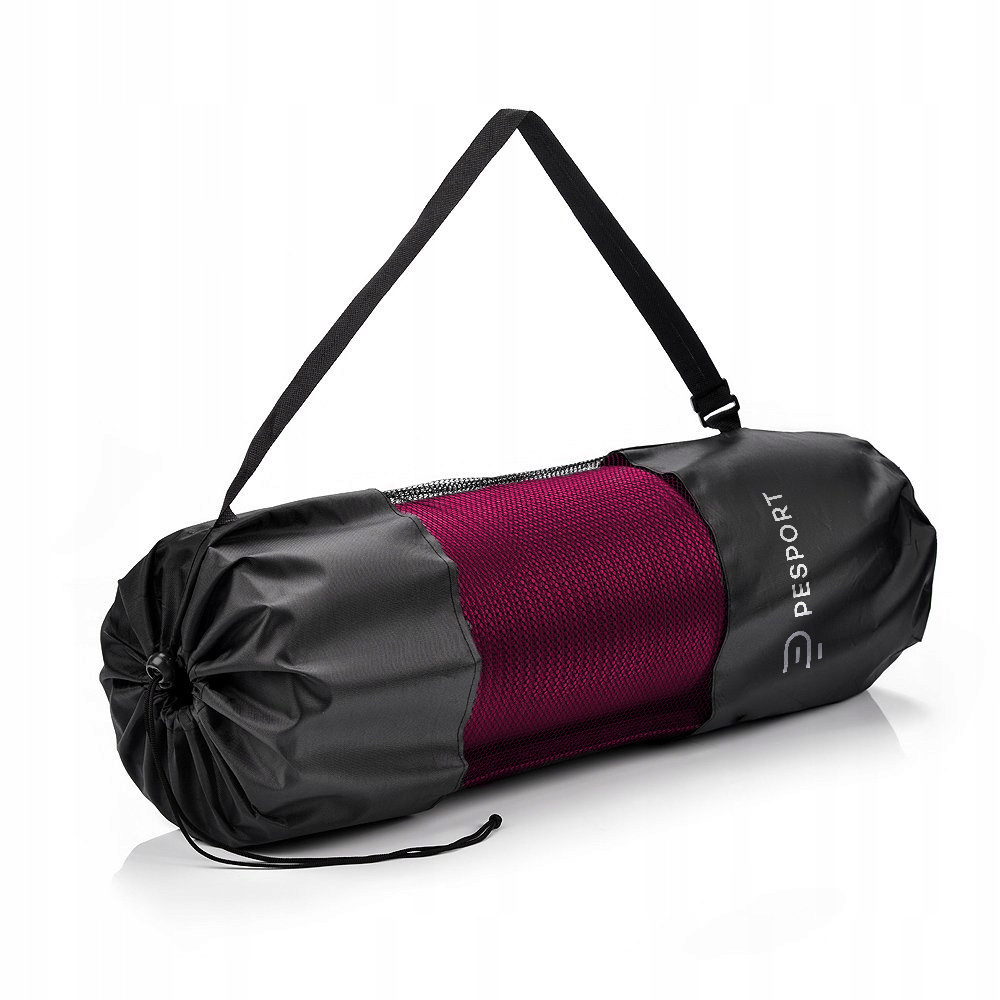 GRUBA MATA DO ĆWICZEŃ JOGI FITNESS GIMNASTYCZNA 1cm PESPORT +POKROWIEC ETUI Marka inna