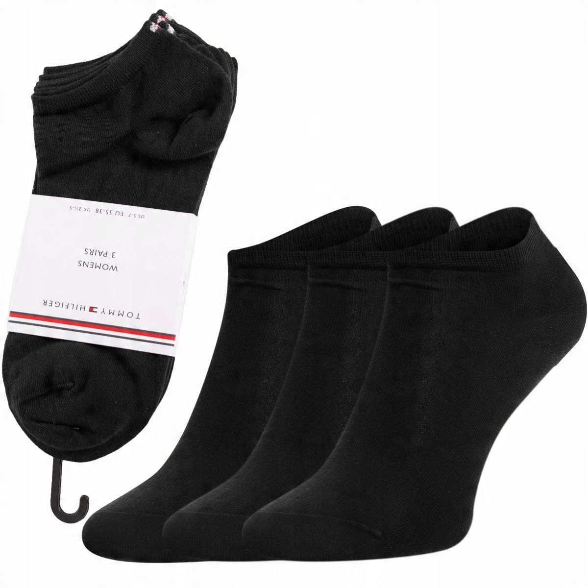 

Tommy Hilfiger Skarpety Skarpetki Stopki 3P 35-38
