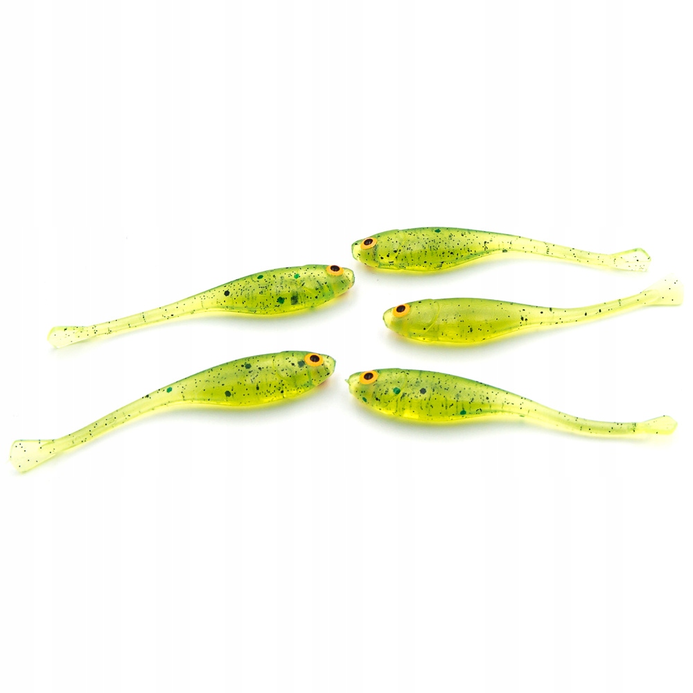 Guma Fishchaser Minimaster pintail 5,5cm 2g Chartreuse And Pepper 5szt.
