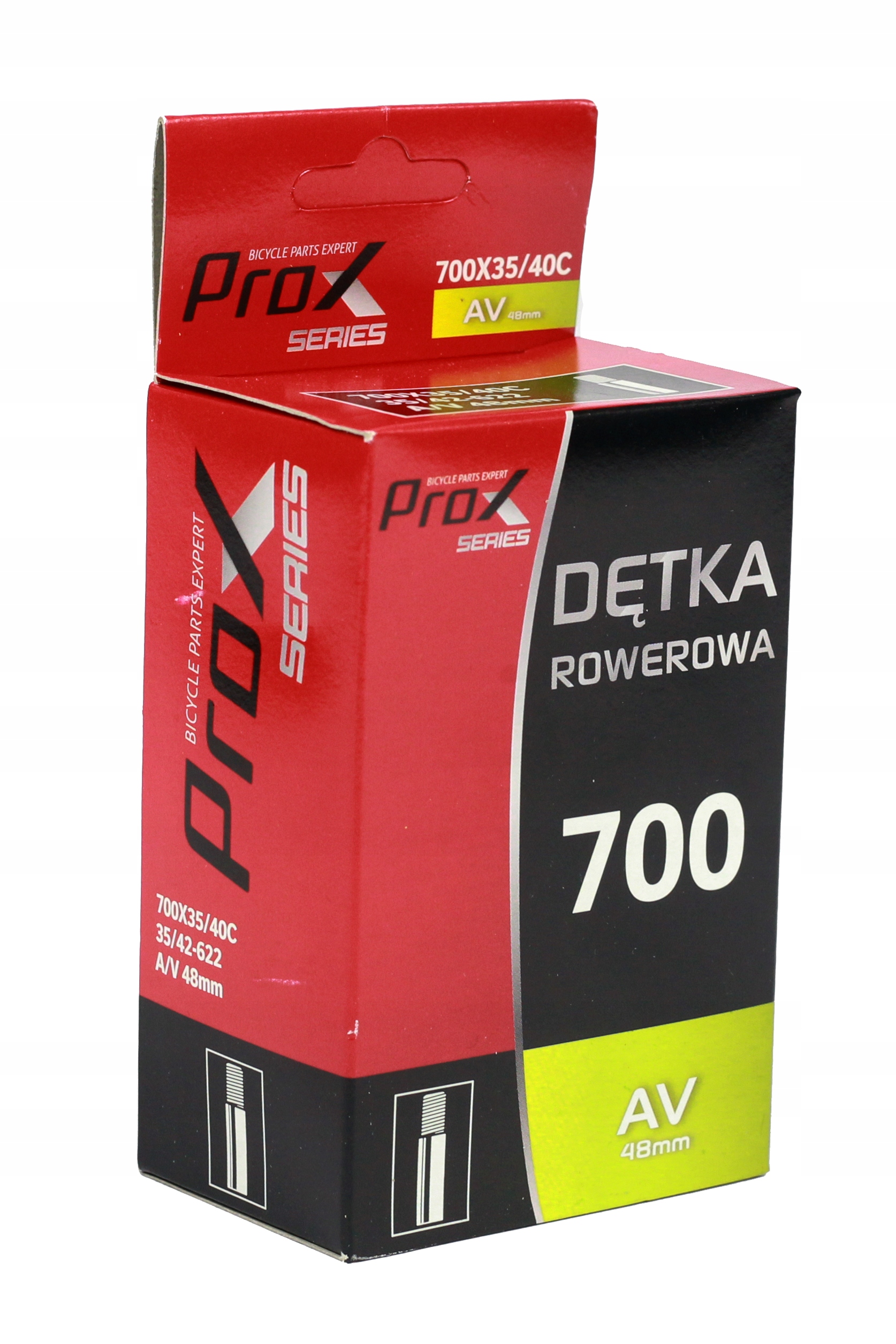 

Dętka Rowerowa 700x35/40C 28" Av 48mm ProX