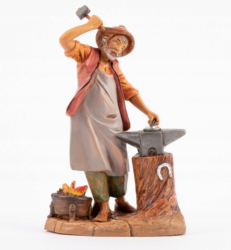 Figurka do betlehemu od firmy Fontanini – Pracujúci kováč – pre postavy s výškou 19 cm