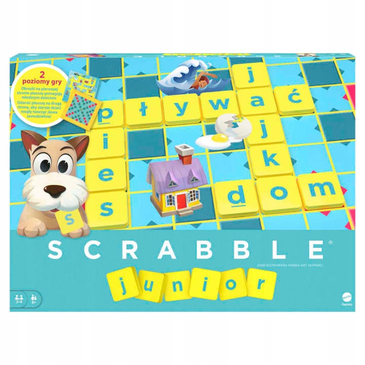

Scrabble Junior Original Gra planszowa słowna