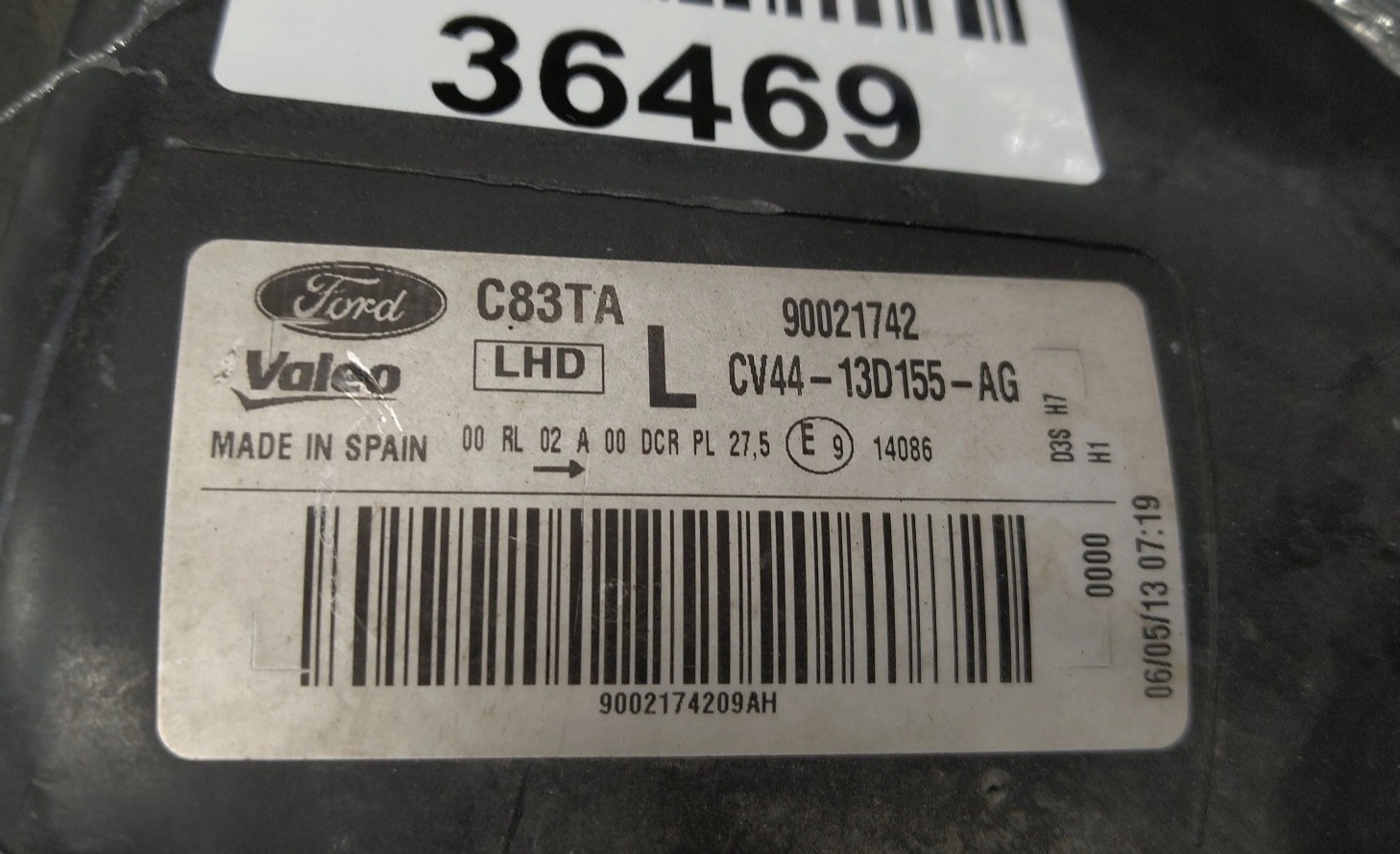 light left front Ford Kuga MK2 Bi-Xenon CV44-13D155-AG