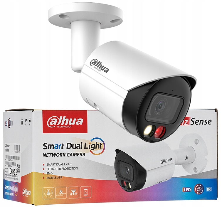 Ip kamera IPC-HFW2449S-S-IL-0360B Dahua 4Mpx 3.6MM PoE Vonkajšia