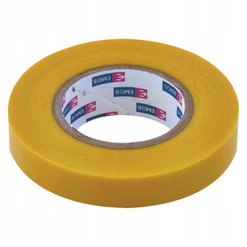 

Taśma izolacyjna żółta 15 10 Emos Pvc F61516