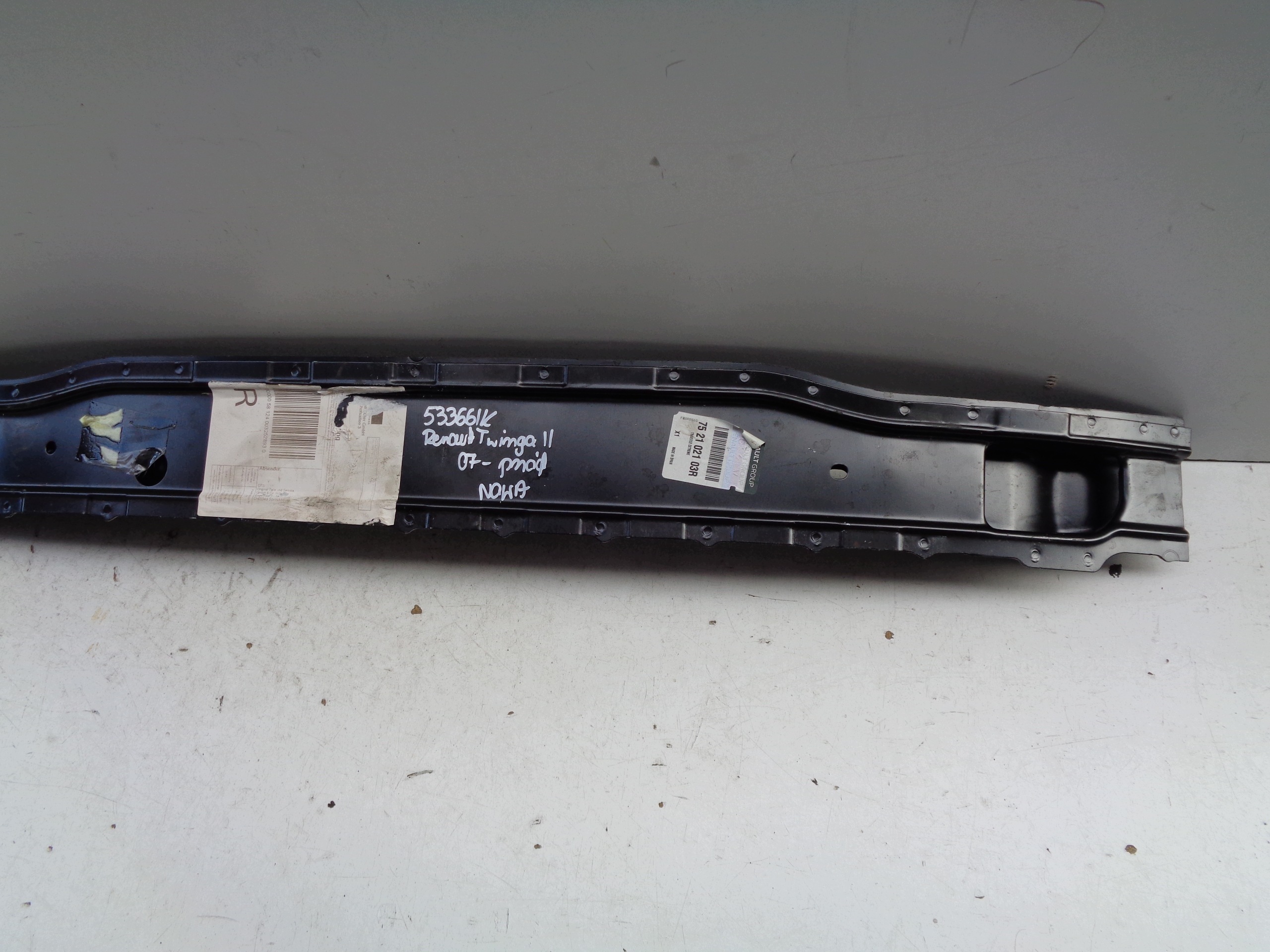 NO-WE-- pillar bumper support front RENAULT TWINGO II 07- 53366