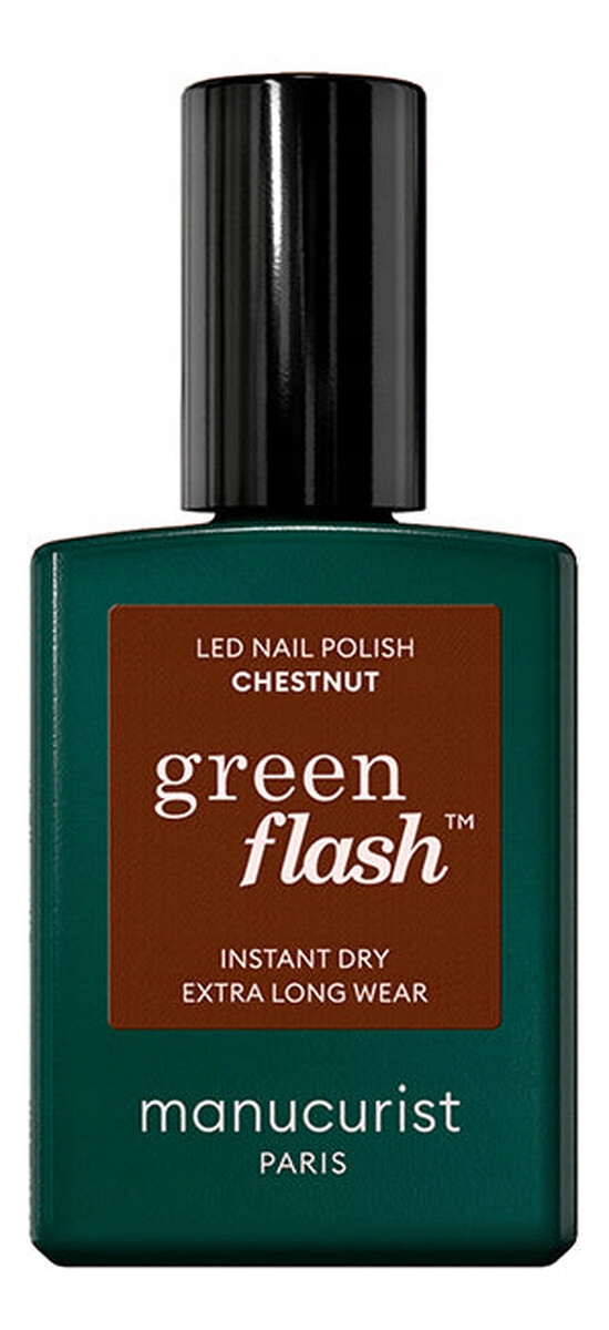 Manucurist Green Flash Nail Polish lak na nehty 15 ml Chestnut 1 ks