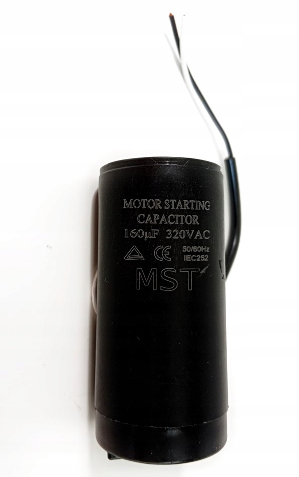 

Kondensator rozruchowy 160 uF silnika 320V Vac