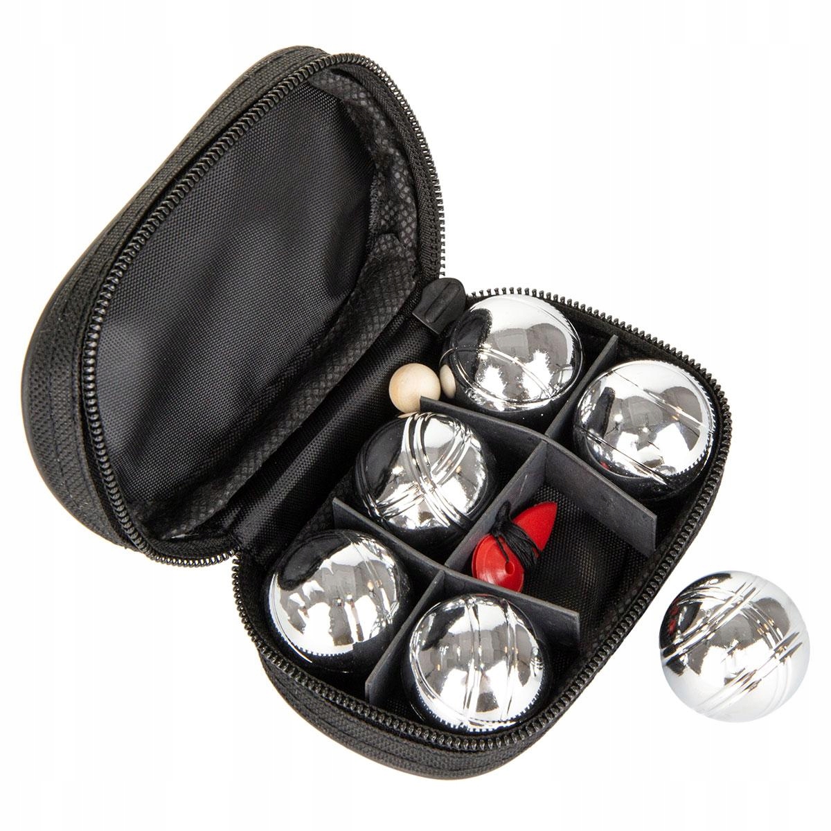 MINI KULE do GRY 32,5mm 6 szt GRA BOULE BULE PETANQUE + POKROWIEC ENERO Liczba kul 6 szt.