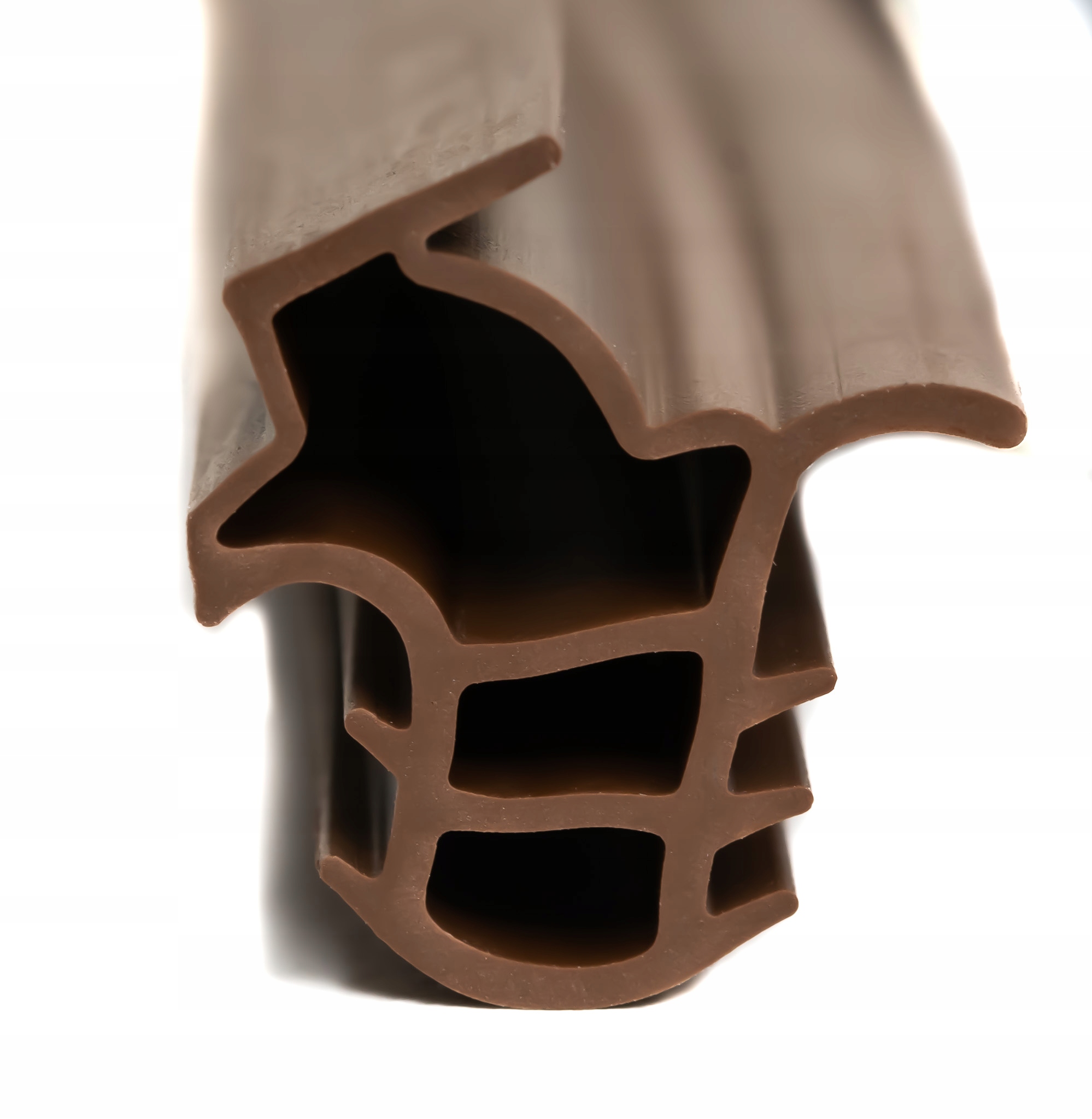 USZCZELKA DO METALOWEJ OŚCIEŻNICY PROGU BRĄZOWA WYSOKA Marka inna