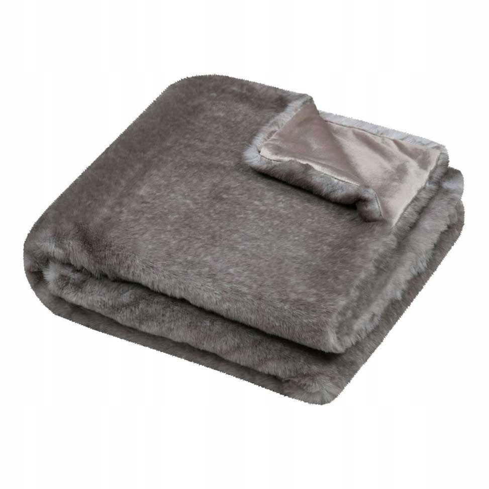 Přehoz Polyester 130 X 150 CM Šedý Oeko-tex