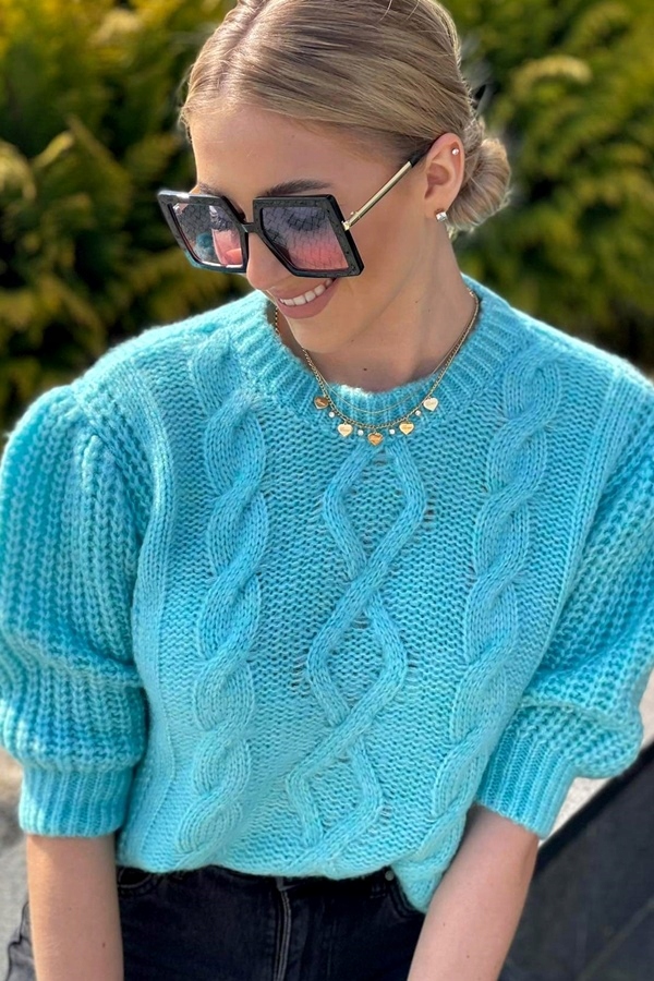 SWETER MONNISS BUFKI polski UNI TURKUS Marka Monita Stile
