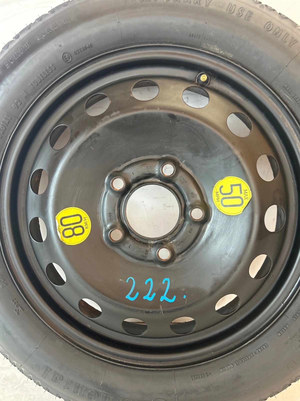 wheel spare BMW E46 E39 E36 115/90/R16 ET32