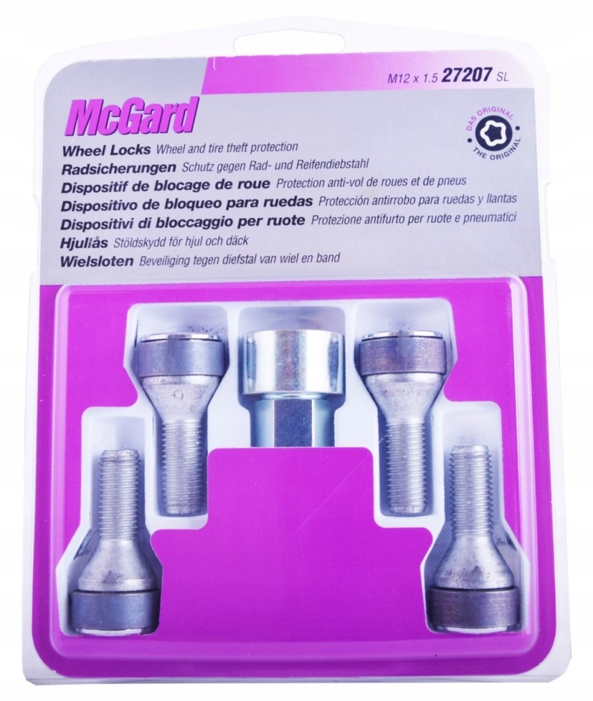 McGard SRUBY ZABEZPIECZAJACE DO FELG KOL NISSAN