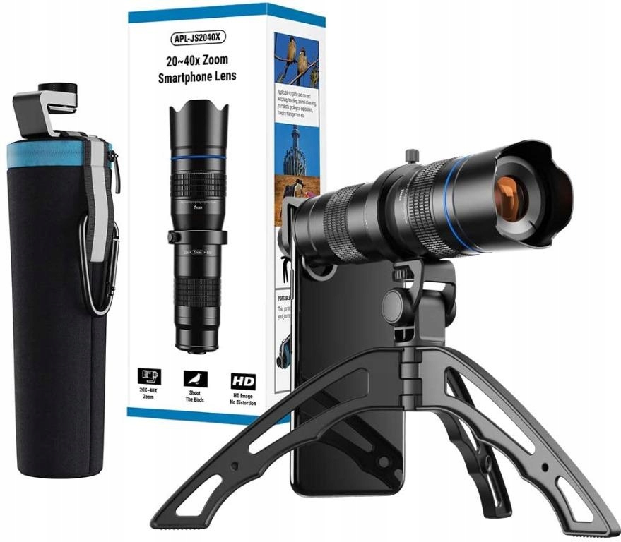 Obiektyw Do Telefonu Soczewka Apexel APL-JS2040 Zoom 20-40 Hd 20-40X Etui