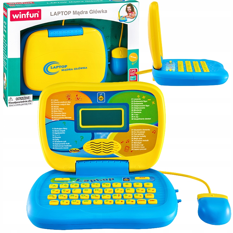 

Laptop tablet komputer dla dzieci edukacyjny Smily