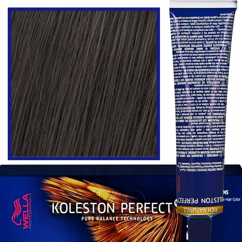 

Farba do włosów Wella Koleston Me 60ml kolor 4/71