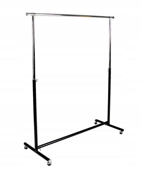 STOJAK ODZIEŻOWY, NA KÓŁKACH,NA UBRANIA,WIESZAK P4