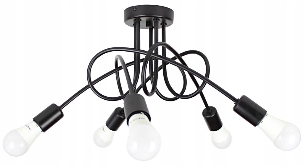 

Nowoczesna Lampa Wisząca Żyrandol Plafon Edison