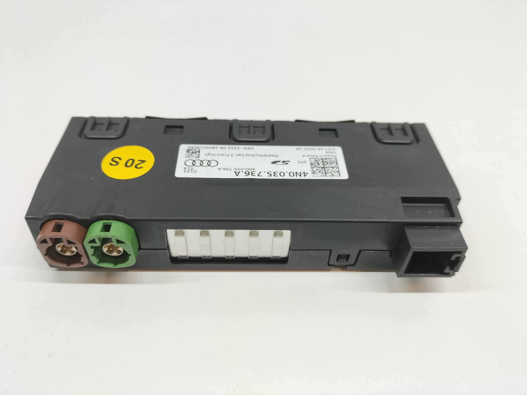 Adapter, Stecker USB SD SIM 4N0035736A Audi A7 II (2018-2025) C8
