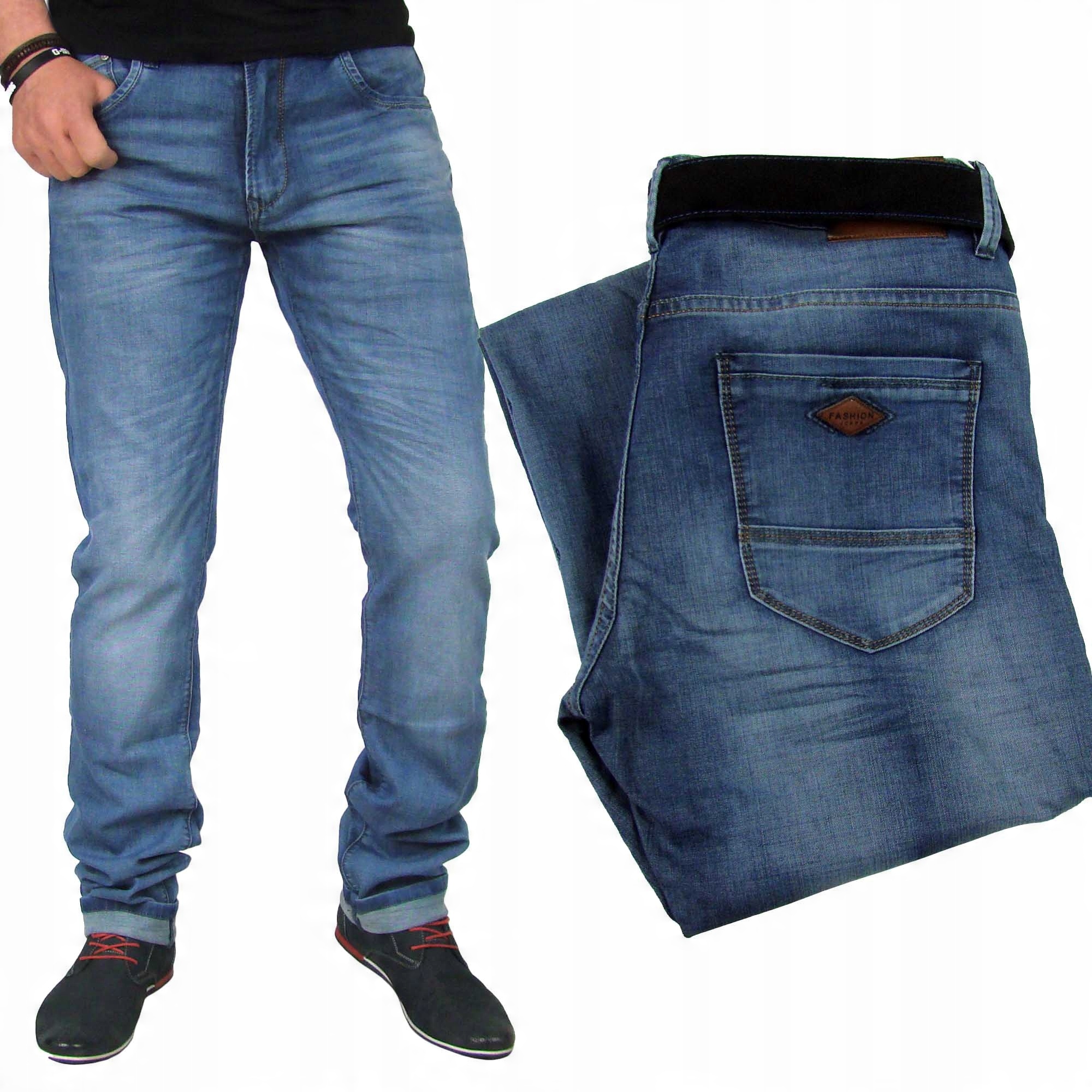 

Długie Jeansy Regular Fit pas 92cm Rds 33/36-1811