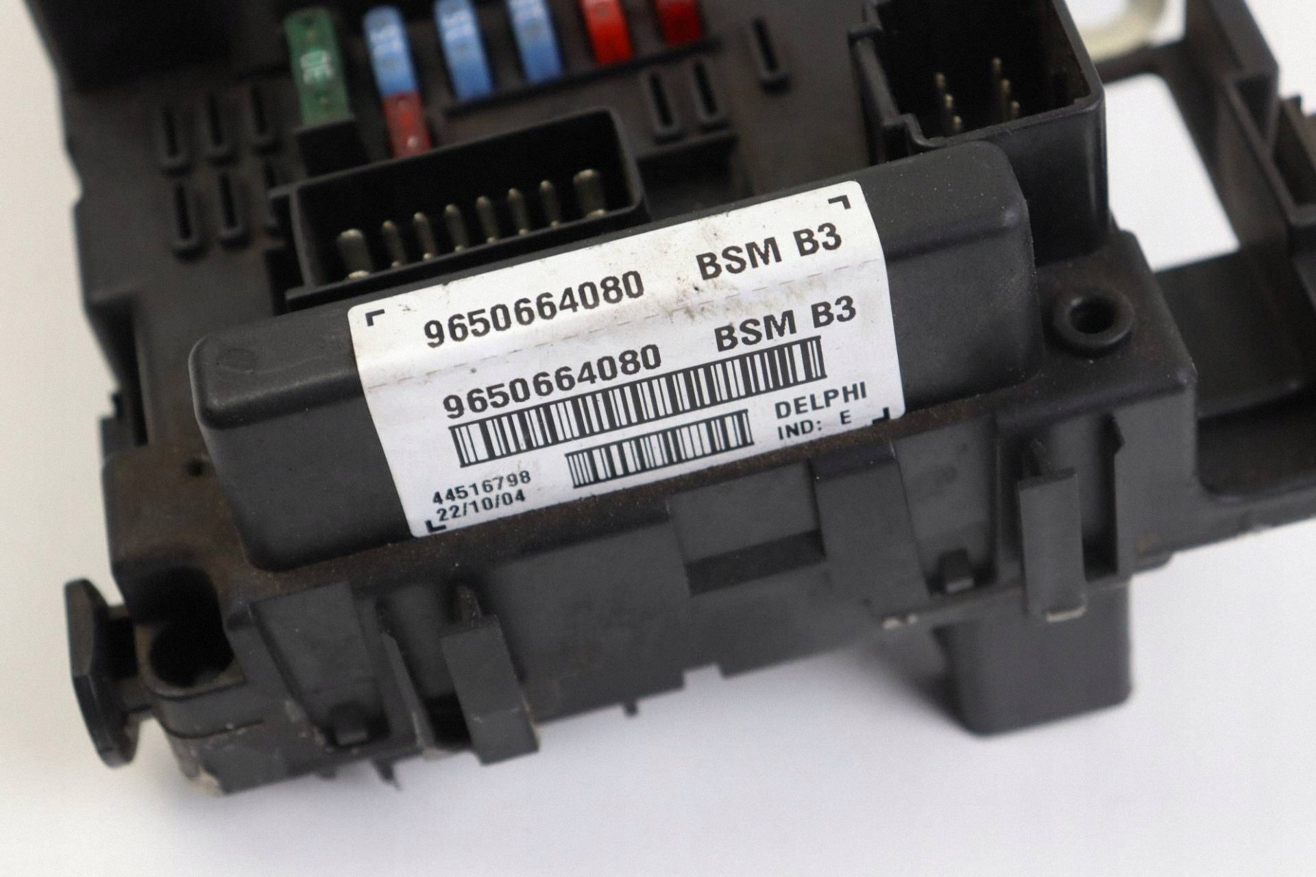 CITROEN PEUGEOT module compartment control unit BSM 9650664080