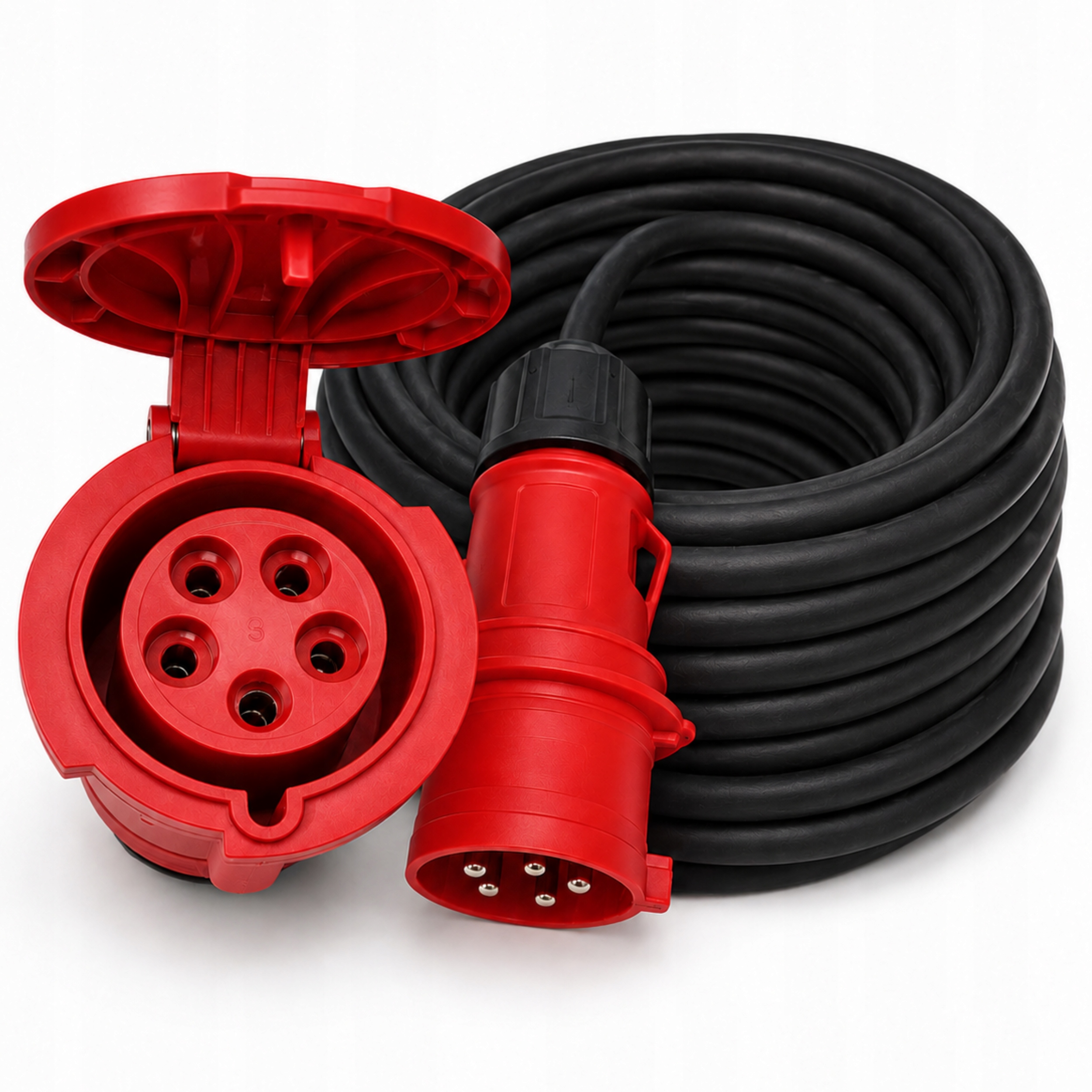 Przedłużacz siłowy warsztatowy olejoodporny 20M 32A 400V H07RN-F 5x4mm IP44