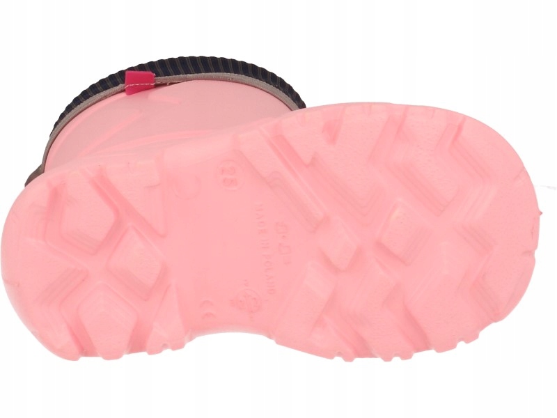 JBUT - BEFADO KALOSZE KALOSZKI PIANKA r. 27 JASNY RÓŻ Długość wkładki wew. 17.5 cm