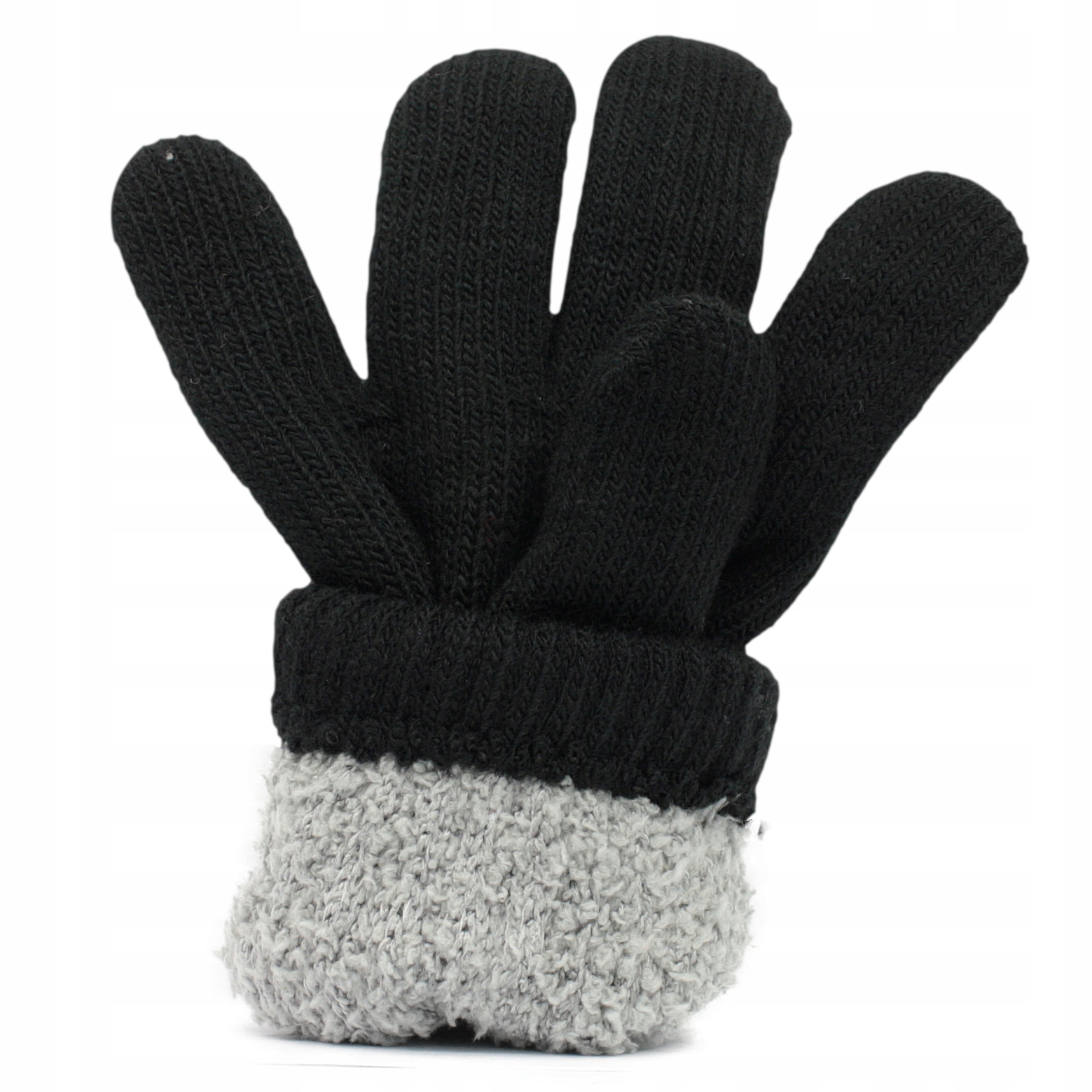 6-8 lat_OCIEPLONE_16 cm_Rękawiczki_Akryl_012DBa Kod producenta R-_012 DB