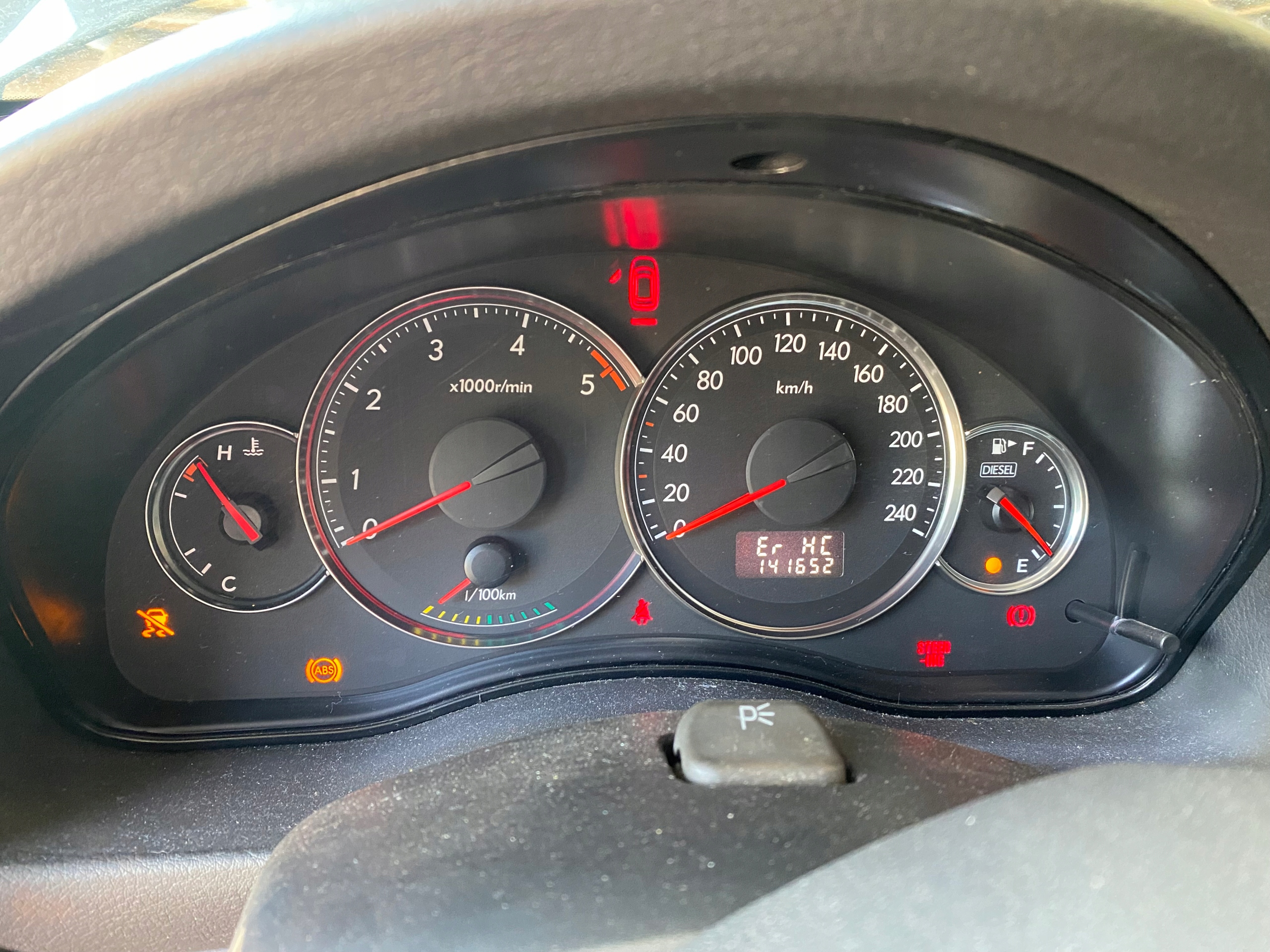 dials dials SUBARU LEGACY IV 2.0D