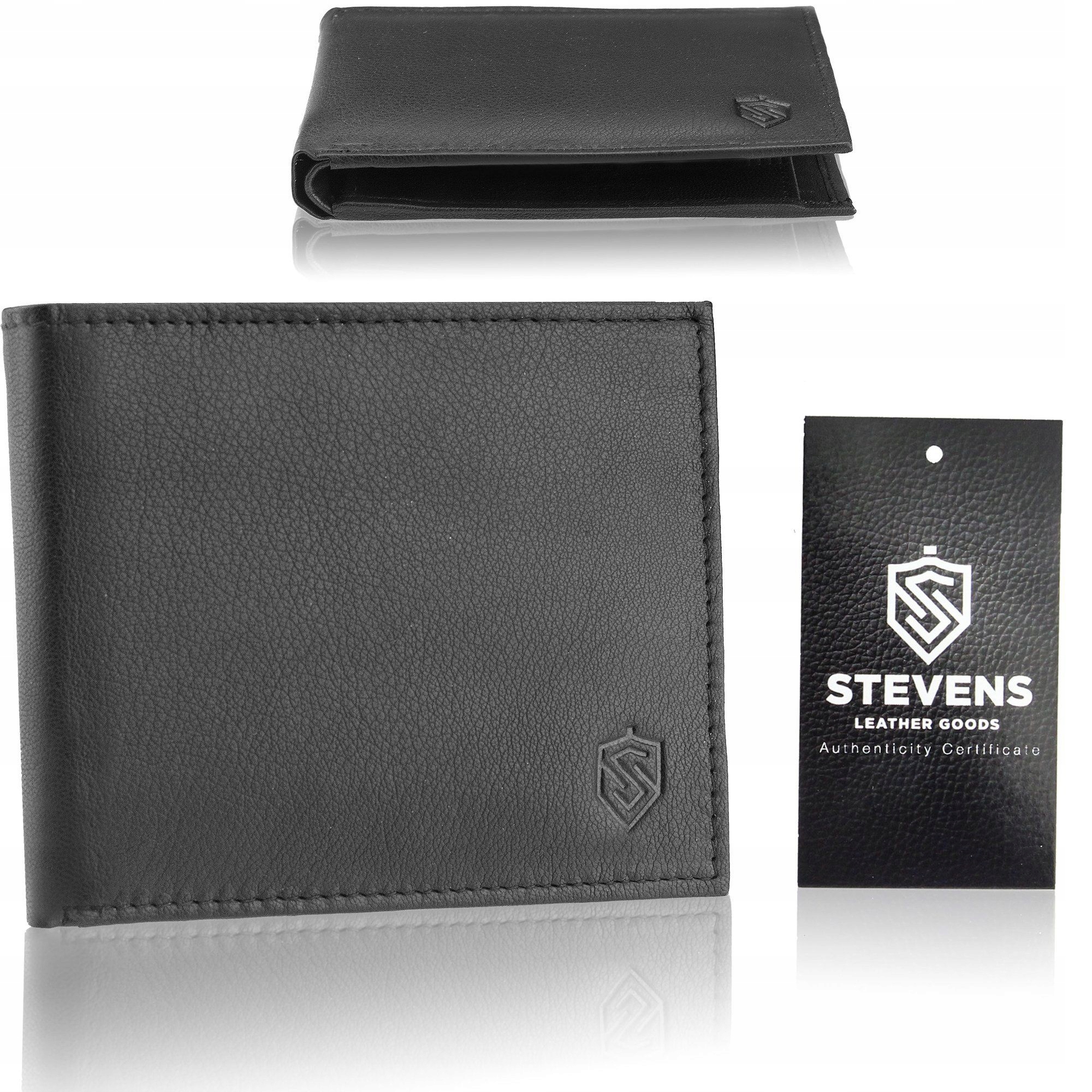 

Stevens Portfel Męski Skórzany Slim