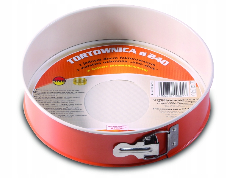 

Snb Tortownica Ø 24 CM Pomarańczowa Non-stick Pl