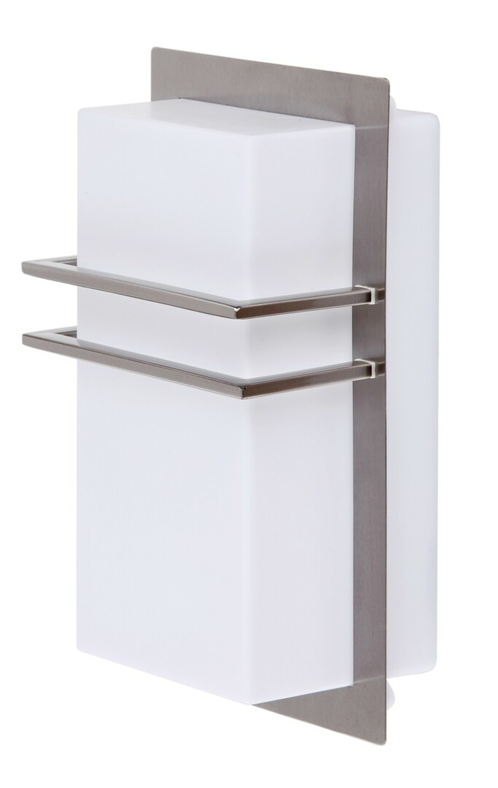 Rabalux Seattle vonkajšie nástenné svietidlo E27 saténový chróm IP44