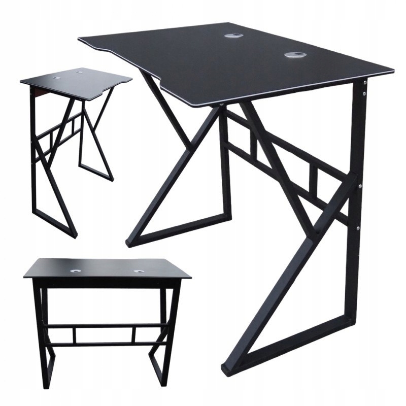 Herný počítačový stôl Gamer STL20CZ 100x60 cm čierny