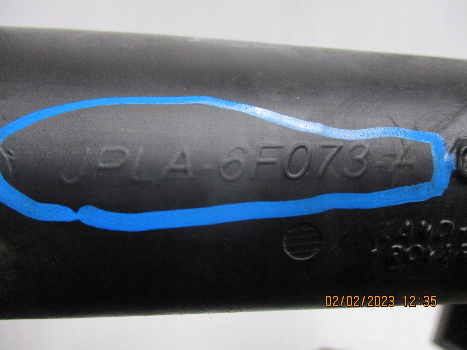 hose pipe LAND ROVER JP2A-6F073-A