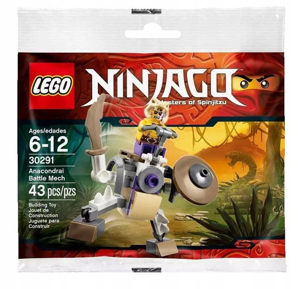 Lego Ninjago 30291 Robot bojowy Anacondrai Polybag Unikat 2015
