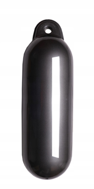 ODBIJACZ JACHTOWY 21X62 CM, ANTRACYT - 1 UCHO